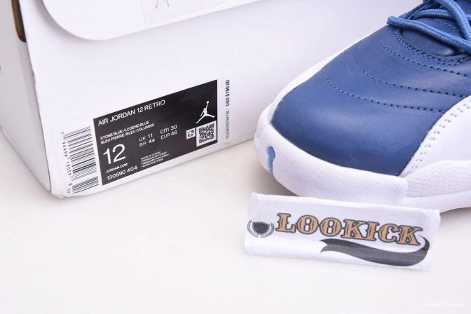Retro Jordan Stone Blue 130690-404 12 Air 0724